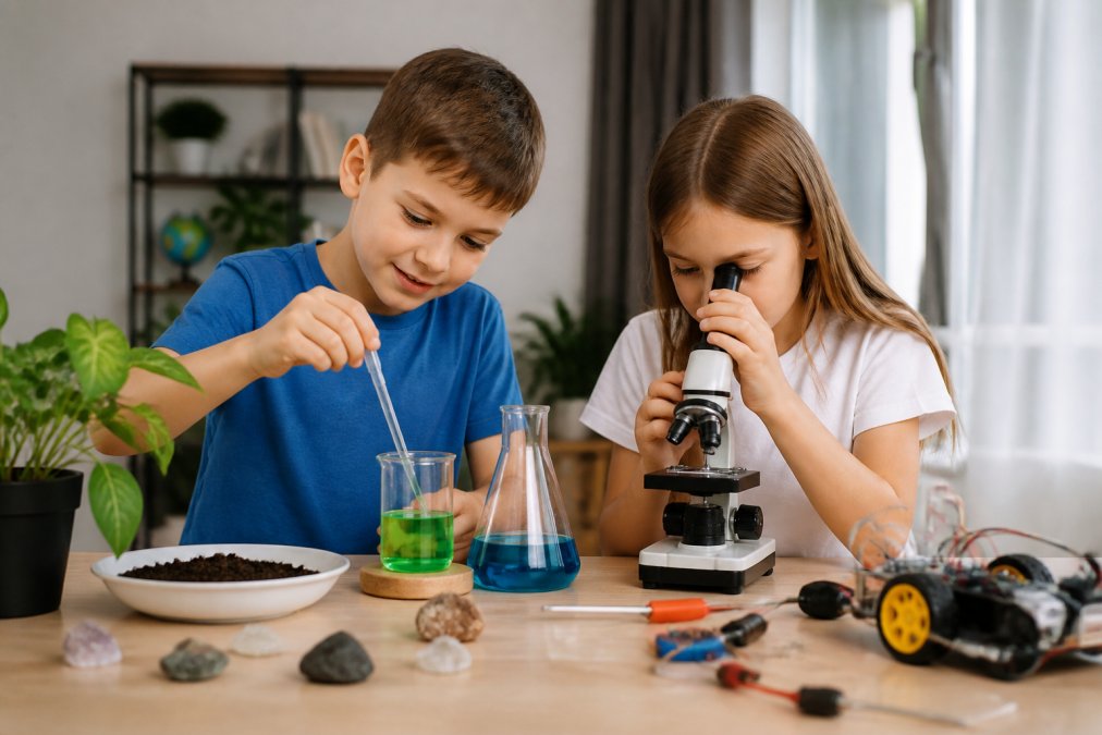 Activités STEM à la maison : 15 idées faciles