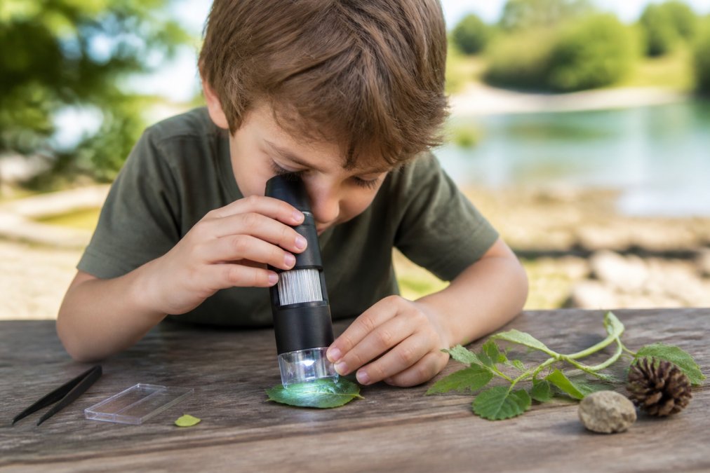 Microscope portable enfant 6 ans : guide d'utilisation